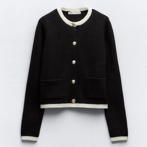 NWT elegant cardigan black  size Small